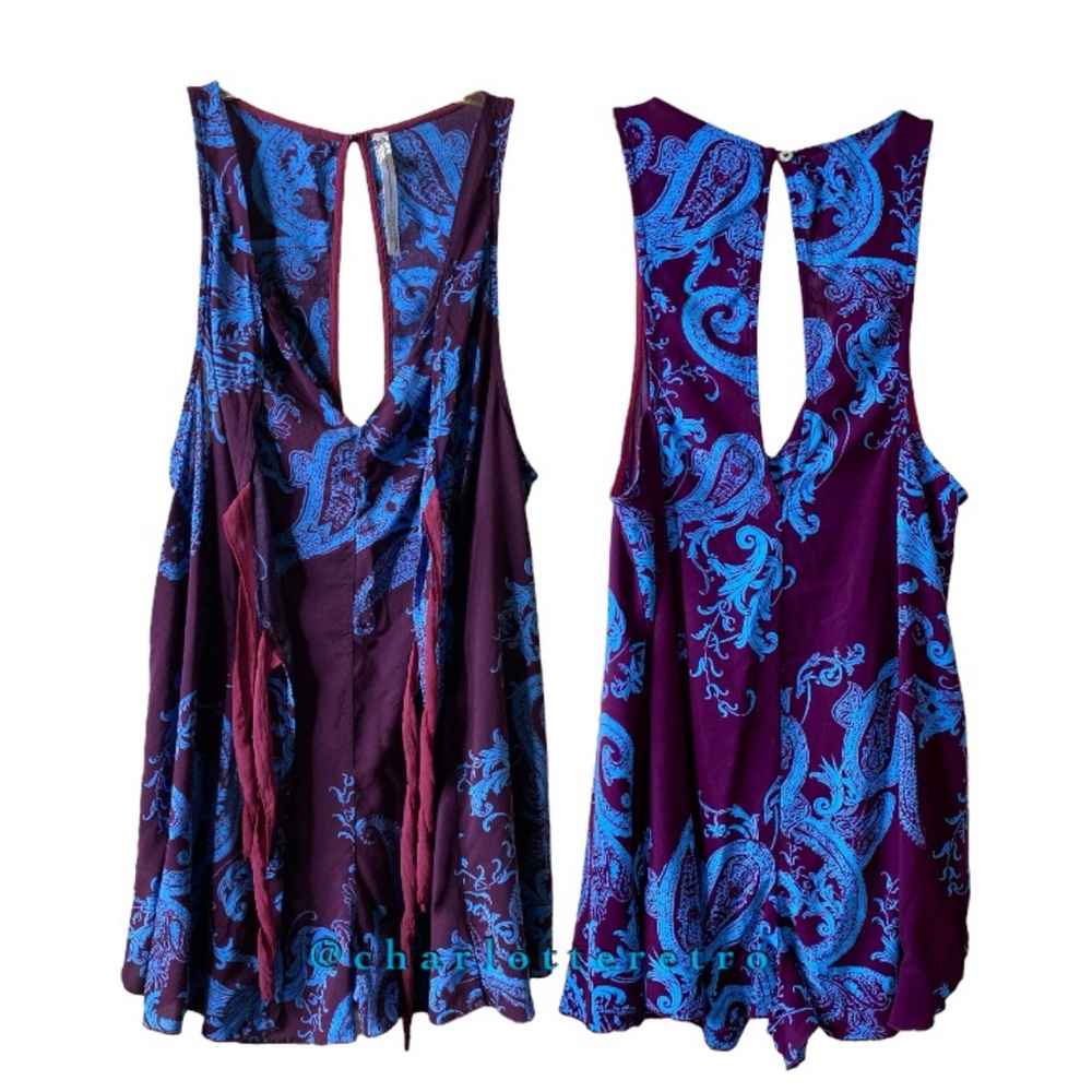 Free People • Paisley Romper - Picture 2 of 7
